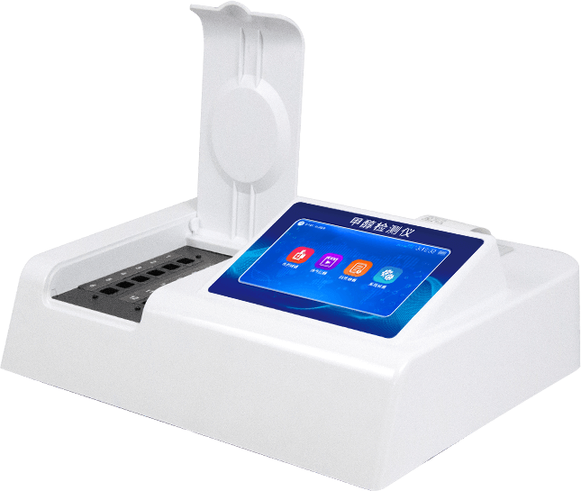 Rapid testing device for methanol and ethanol in white wine