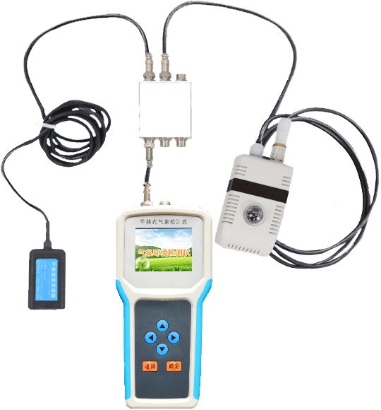 Handheld meteorological environment detector