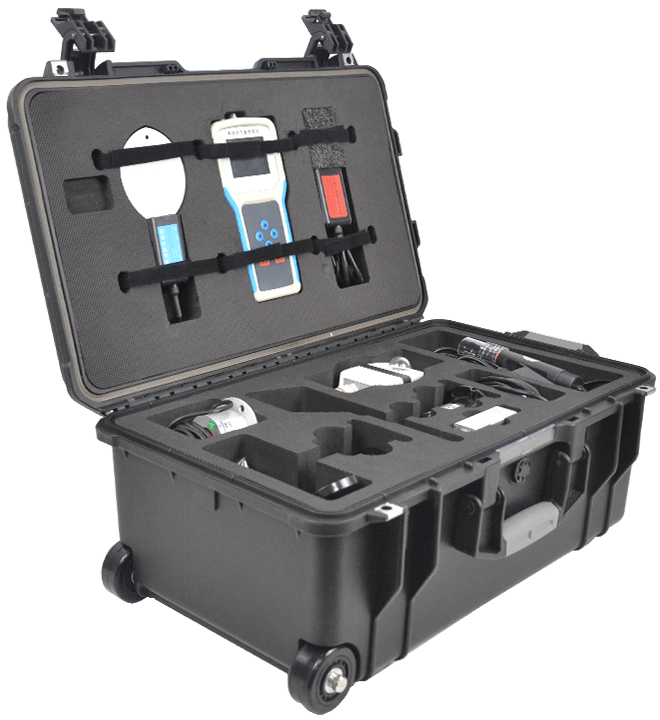 Handheld meteorological observation device
